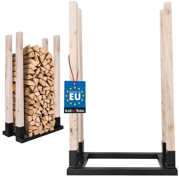 Kotarbau® Cestello Per Legna Da Ardere Interno 80 Cm Cestello Per Legna Da Ardere In Acciaio Verniciato A Polvere Porta Legna Da Ardere Porta Legna Da Ardere Cestello Per Legna Da Ardere Esterno Porta Legna Da Ardere Accessori Per Stufe Da Ardere-image