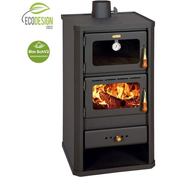 Stufa A Legna Con Forno Camino Prity Fm 12,1 Kw-image