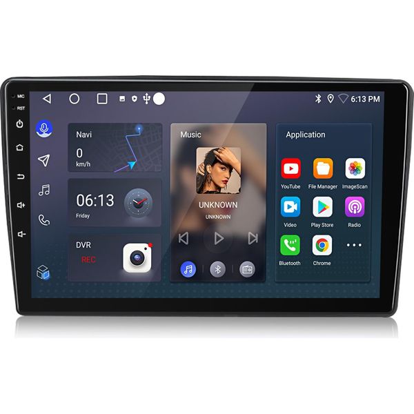 Autoradio Android Da 10 Pollici 6+128 Gb Per Citroen C5 2008 - 2017 Wireless Carplay Android Auto 4G Wifi Navigazione Gps 8 Core Rds Dsp Dab+ Bluetooth-image
