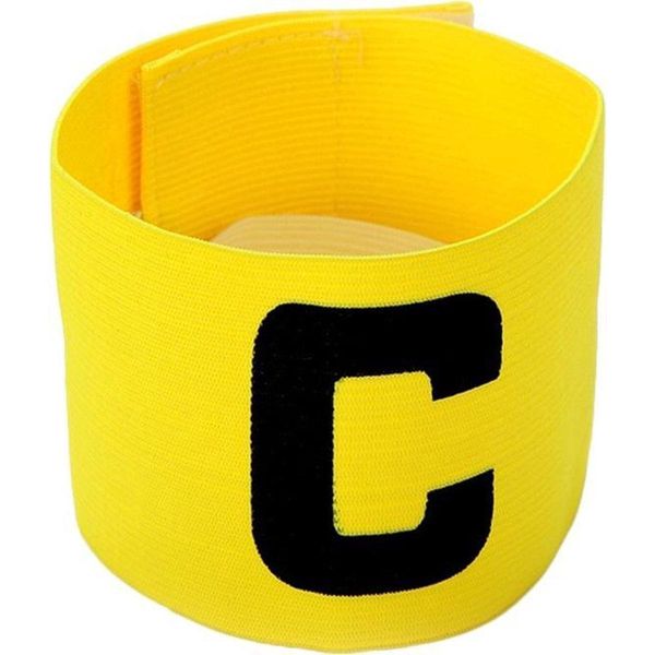 Fascia Da Braccio Da Capitano - Giallo - Fascia Da Braccio Sportiva - Elastico - Esercizio - Adulti - 1 Pezzo-image