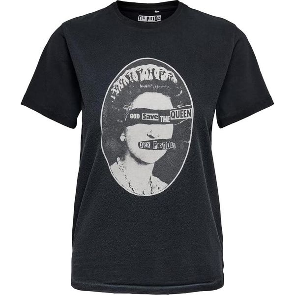 Sex Pistols - Maglietta "God Save The Queen"" Per Uomo/Donna Unisex PH4786 (L) (Grigio)"-image