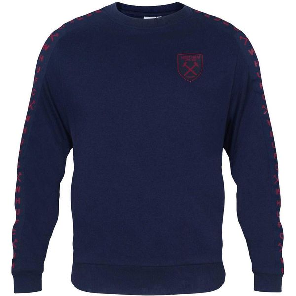 West Ham United Fc - Felpa Da Uomo, Con Legante GF1298 (M) (Blu Scuro)-image