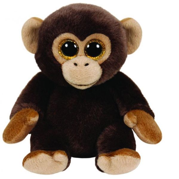 Ty Beanie Boos Giocattolo Morbido Banane Scimmia Marrone 33Cm Fix 3 Bambini-image