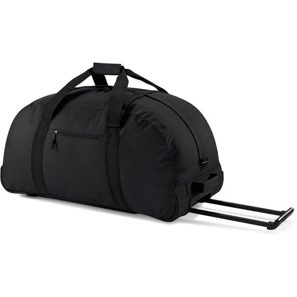 Bagbase BG23 | Classic Wheelie Holdall Trolley | 75 X 38 X 35 Cm - Colore: Nero - Dimensioni: 75 X 38 X 35 Cm-image