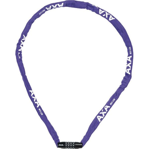 Axa 59540395SS Bloccacatena Rigido Rcc 120 Lunghezza 120Cm, 3,5X3,5, Viola-image