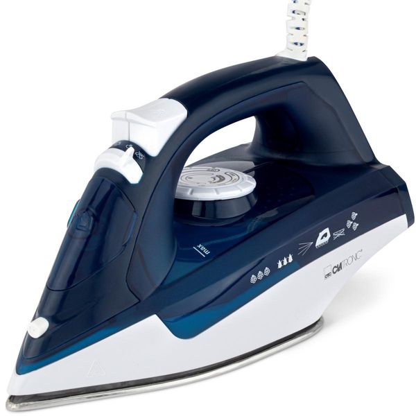 Clatronic 263856 Ferro A Vapore Clatronic Db 3704, Bianco / Blu-image