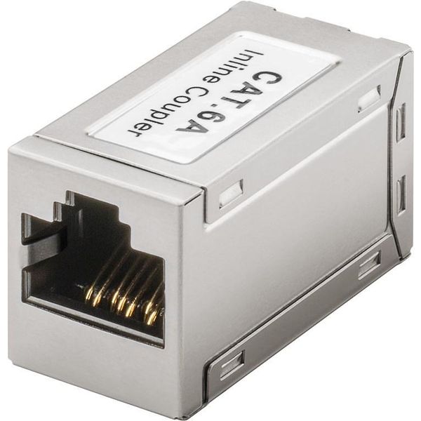 Goobay 72499 Accoppiamento/Connettore Modulare RJ45, Cat 6A, Cat 6A - 2X Presa RJ45 (8P8C)-image