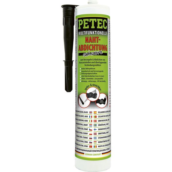Petec Sigillante Multifunzionale Per Cuciture, Nero 310 Ml-image