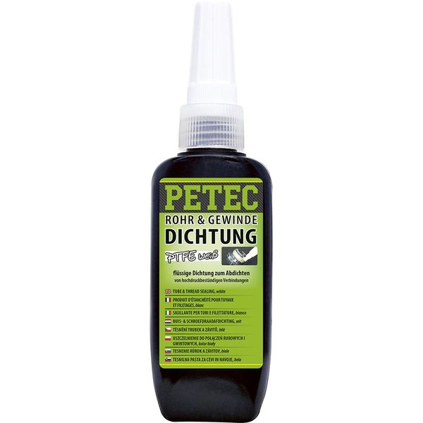 Petec Sigillante Per Tubi E Filettature Bianco 50 Ml 97218 - Quantità: 1X-image