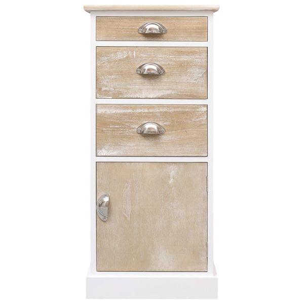 Syfax™ Mobiletto 38X28X86 Cm In Legno Di Paulownia-image