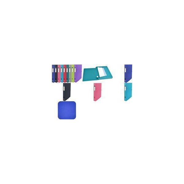 Scatola Di Raccolta Elba Osmose, Din A4, Pp, Altezza Di Riempimento: 40 Mm, Polipropilene Assortito 0,7 Mm, Con Etichetta A Dorso, - 12 Pezzi (400105061)-image