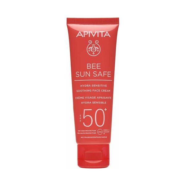 Apivita Bee Sun Safe Hydra Sensitive Crema Viso Lenitiva Spf 50+ 50Ml-image