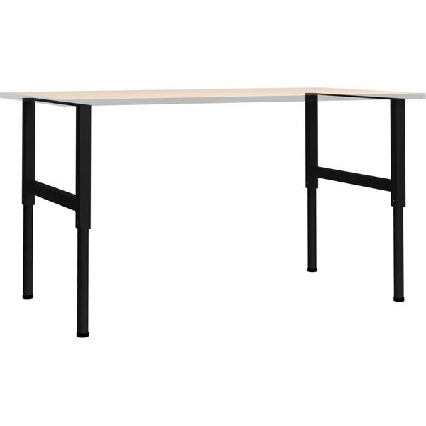 Telaio Del Banco Da Lavoro Regolabile 2 Pz. Metallo 85X(69-95,5) Cm-image