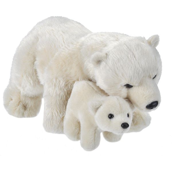 Wild Republic - Peluche - Mamma E Bambino - Orso Polare-image