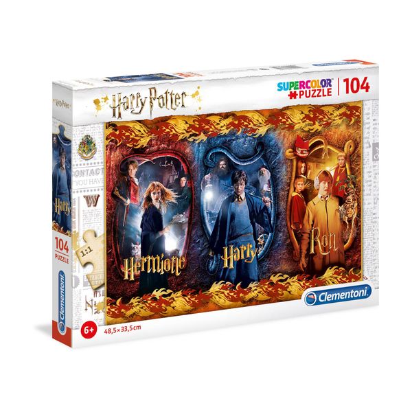 Clementoni - Puzzle Harry Potter: Harry, Ron I Hermione 104 Elementy-image