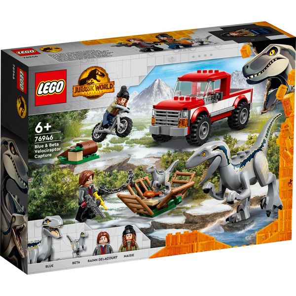 Lego 76946 Jurassic World Blu E Beta Nella Trappola Per Velociraptor-image