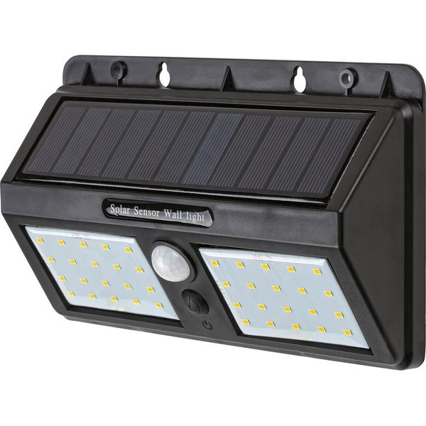 Lampada Solare Da Parete Per Esterni Con Sensore Led 2,4W Ostrava Nero 7881 Rabalux-image