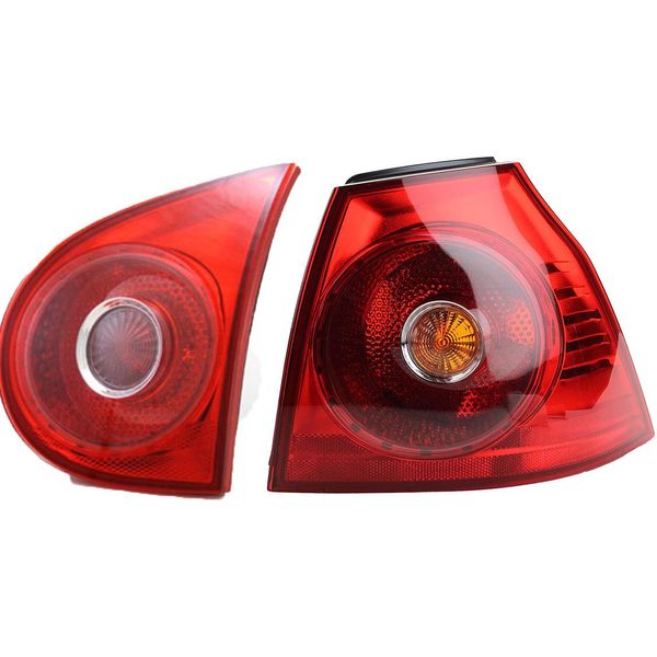 Johns, Fanali Posteriori Combinati Per Vw Golf V 1K/5M Set Completo Interno+Esterno 10/03-05/09 Lato Destro-image