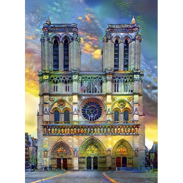 Bluebird Puzzle Cattedrale Di Notre-Dame, Parigi 1000 Pezzi-image