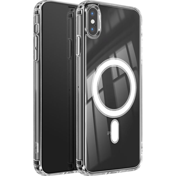 Swissten, Custodia Magsafe Per Iphone Xs Max Trasparente Swissten Magstick Clear Jelly, Trasparente-image
