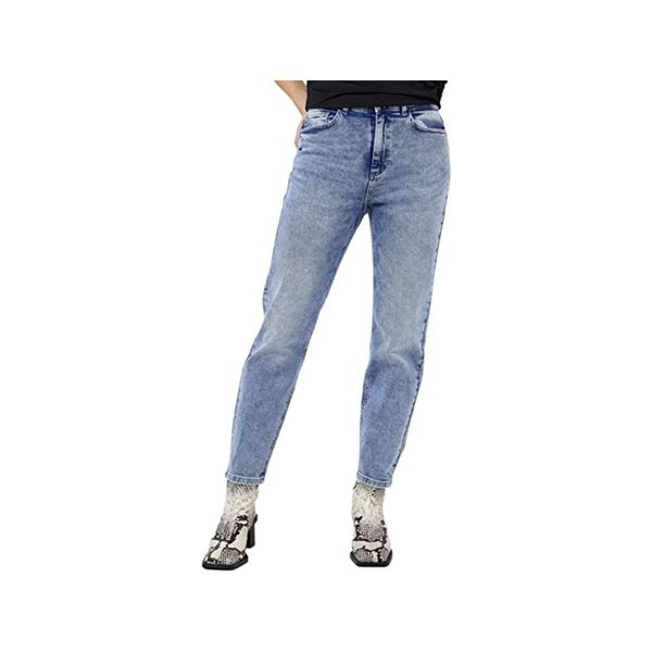 Noisy May Moni Caviglia Az236Lb Jeans A Vita Alta Blu 32 / 32 Donna Blu 32-image