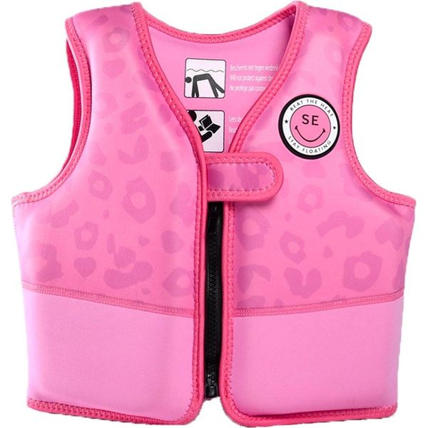 Swim Essentials Giubbotto Di Salvataggio Leopardo Neon-image