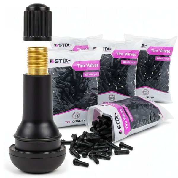 500X TR413 Valvole In Gomma, A Scatto, Per Pneumatici Tubeless-image
