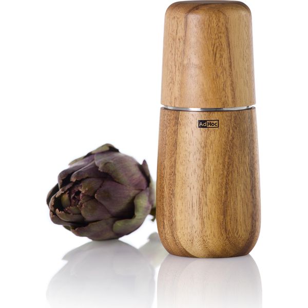 Adhoc MP701 Macinao Macina Pepe Yono 15Cm, Acciaio Inox | Legno Di Acacia-image