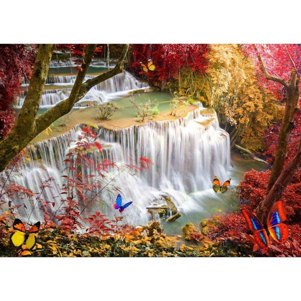 Puzzle Grafika Cascata Nella Foresta Profonda 2000 Pezzi-image
