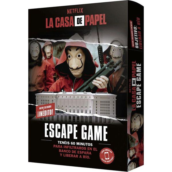 Asmodee La Casa De Papel: Escape 2 Gioco Da Tavolo Argento Argento Taglia Unica-image