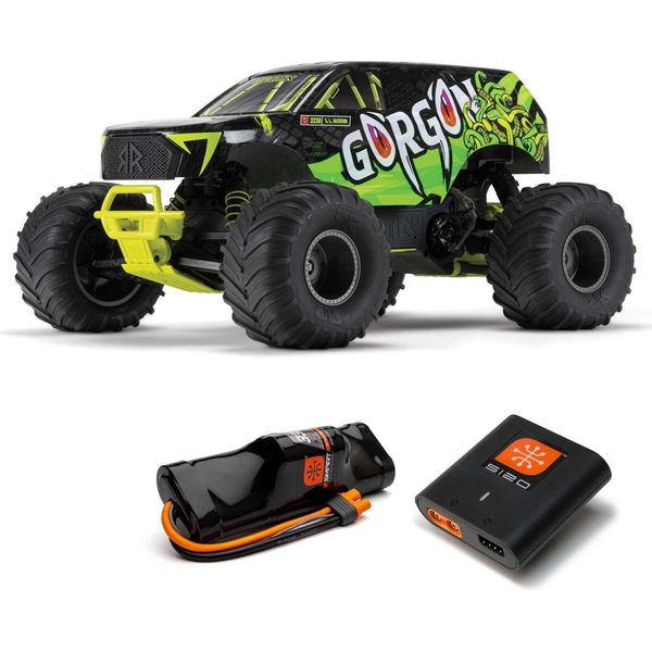 Arrma Gorgon 4X2 Mega 550 Monstertruck Rtr 1:10 Con Batteria E Caricatore-image