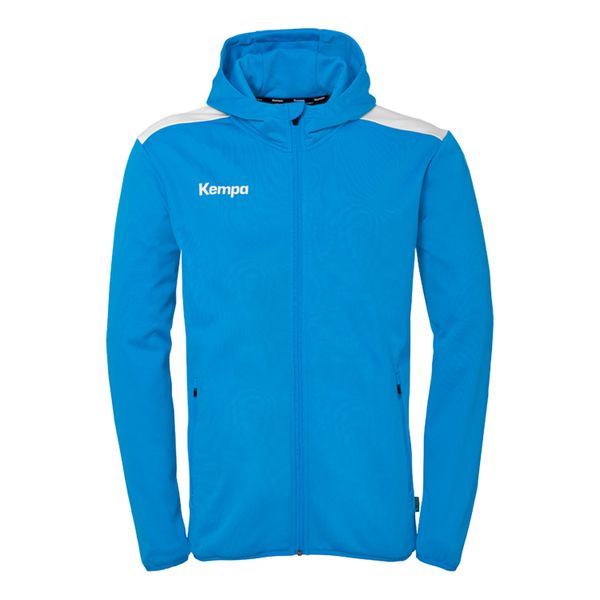 Kempa Emotion 27 Giacca Con Cappuccio - Kempablau/Bianco, Taglia:L-image