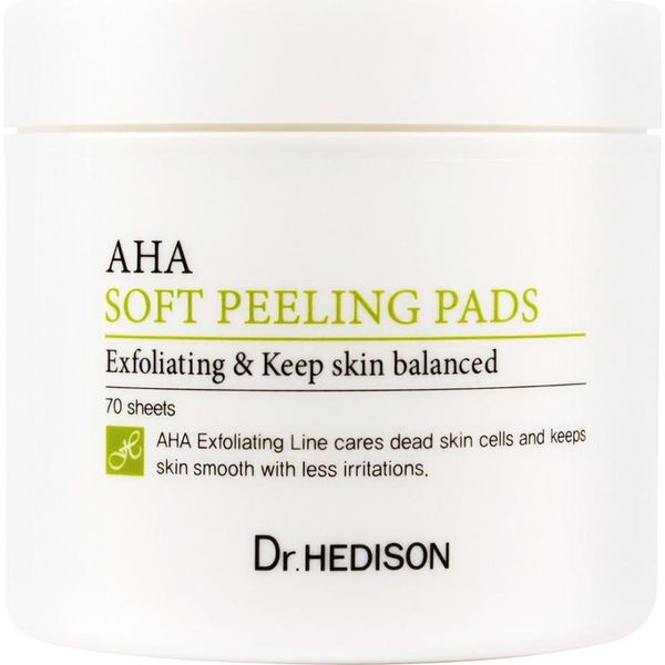 Dr.Hedison Aha Soft Peeling Pads Pads Esfolianti Per Il Viso, 70 Pz-image