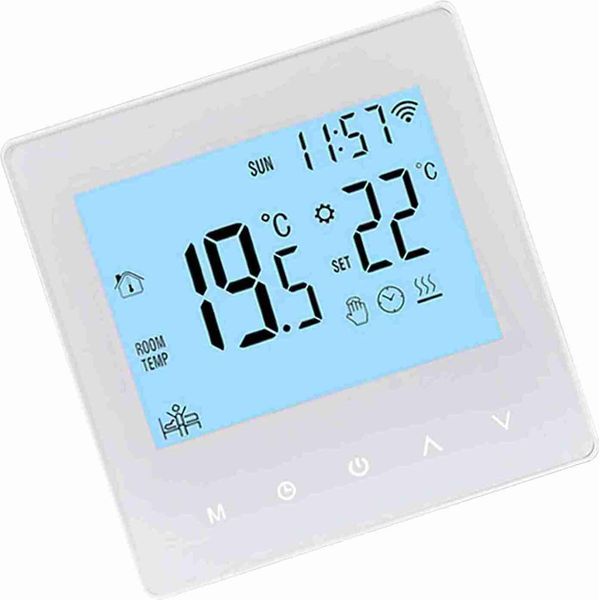 Termostato Wifi Intelligente Tuya 3A Digitale Programmabile Display Lcd Riscaldamento A Pavimento Regolatore Di Temperatura Termostato Da Parete Intelligente Digitale Per-image