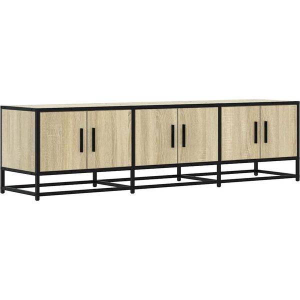 Mobile Tv Vidaxl Rovere Sonoma 150X35X41 Cm Materiale A Base Di Legno E Metallo-image