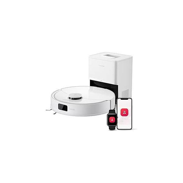 Roborock Q10 Pf+ Robot Aspirapolvere 10000 Pa (Aggiornamento Da Q8 Max+), Doppio Sistema Anti-Groviglio, Stazione Di Svuotamento Automatico Per 7 Settimane, Bianco-image