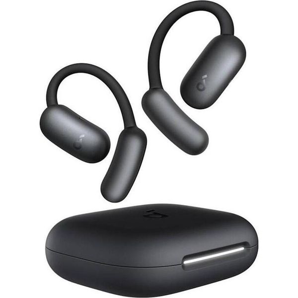 Anker Soundcore Aerofit 2 Cuffie Open-Ear, True Wireless, Bluetooth 5.4, Hi-Res Audio, IP55, Autonomia 42 Ore, Nero-image