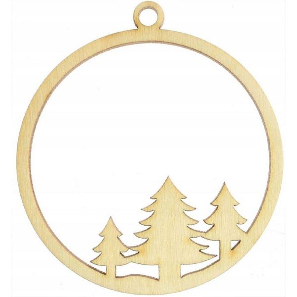 Set Di Decorazioni Per L'albero Di Natale 36 Decorazioni In Legno Per L'albero Di Natale 11065-image