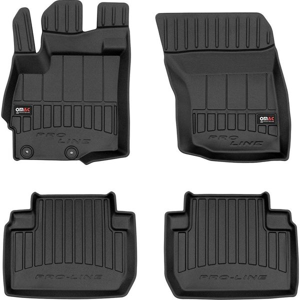 2006-2021 Mitsubishi Outlander Tappetini Tpe Nero 4 Pz-image