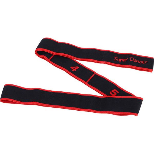 Fascia Di Resistenza Per Yoga, Cintura Elastica Per Balli Latini, Fascia Elastica Per Fitness, Rossa-image