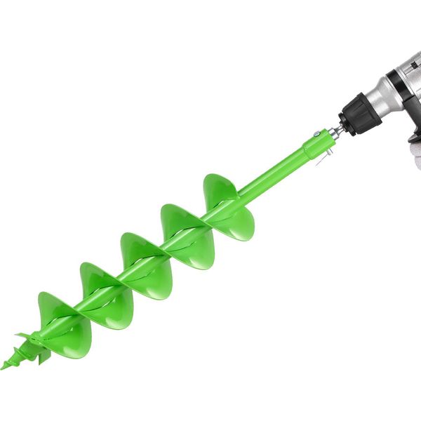 Coclea Di Terra Vevor Per Macchina Perforatrice, Coclea Per Fori Postali Ø 15X80 Cm, Compatibile Con Coclee Con Diametro Interno Di 20 Mm, Coclea Di Terra, Coclea Da Giardino, Accessori Per La Perforazione Di Fori Postali Per Escavatori Da Giardino & Recinzioni-image