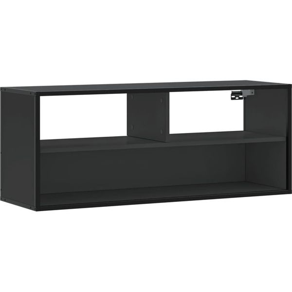 Syfax™ Mobile Porta Tv Nero 100X31X39,5 Cm In Truciolato E Metallo-image