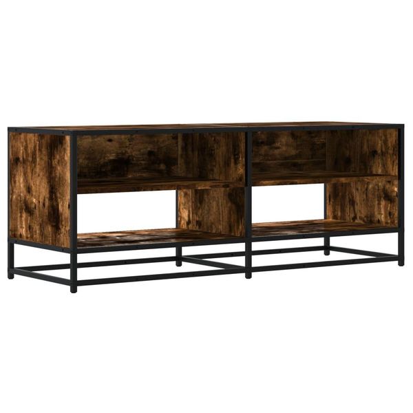 Syfax™ Mobile Tv Rovere Fumo 120,5X40X46Cm Legno Multistrato E Metallo-image