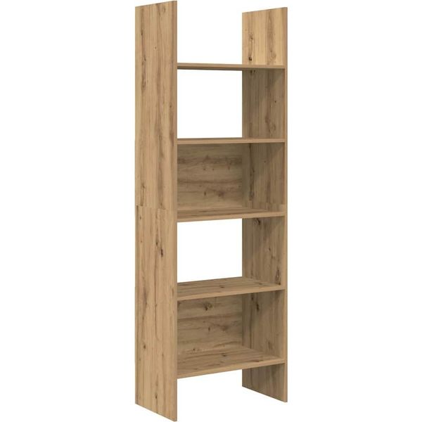 Syfax™ Armadio Per Libri Rovere Artigianale 60 X 35 X 180 Cm-image
