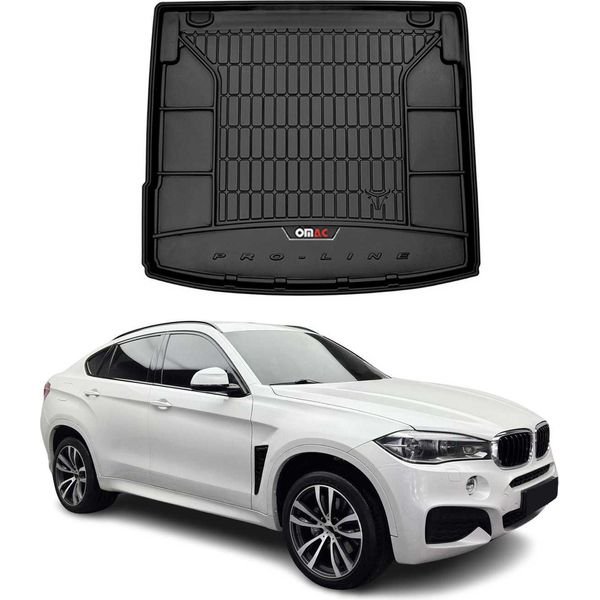 Omac Rivestimento Del Bagagliaio In Gomma Per Bmw X6 F16 F86 2014-2019 Rivestimento Del Bagagliaio In Tpe-image