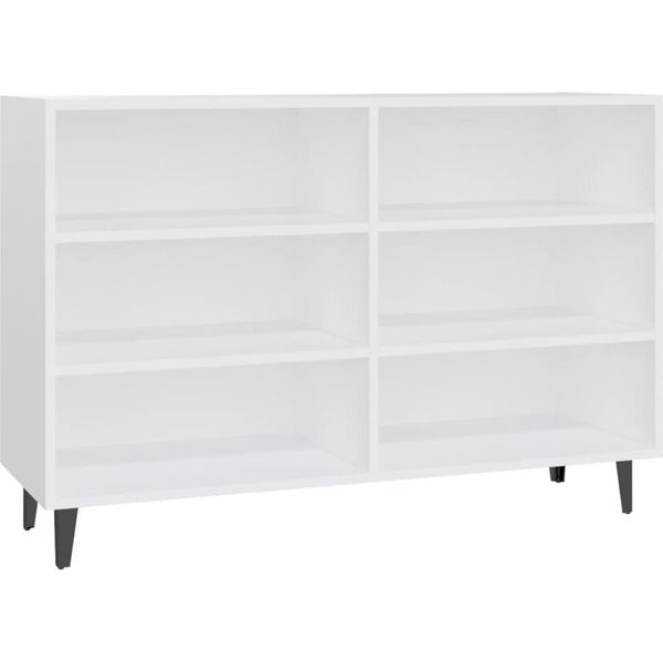 Syfax™ Credenza Bianca 103,5X35X70 Cm In Legno Multistrato-image