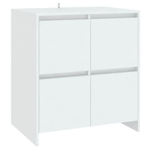 Syfax™ Credenza Bianca 70X41X75 Cm In Truciolato-image