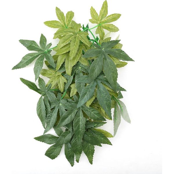Pianta D'acquario Artificiale, Pianta D'acqua Artificiale Verde 30Cm, Decorazione Per Acquario E Terrario-image