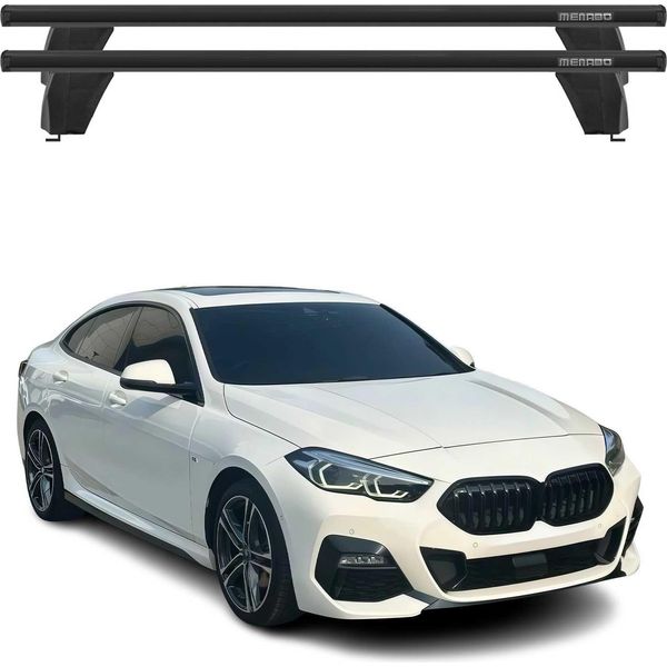 Menabo Portapacchi Per Bmw 2 Gran Coupé F44 2019-2024 Abe Alluminio Nero-image