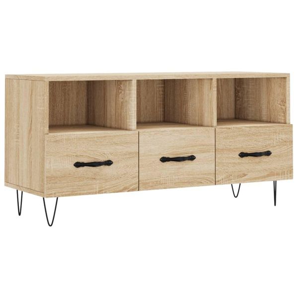 Syfax™ Mobile Porta Tv Rovere Sonoma 102X36X50 Cm In Legno Multistrato-image
